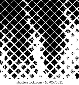 Grunge halftone black and white line texture background. Abstract stripe vector illustration Texture
