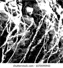 Grunge halftone black and white line texture background. Abstract stripe vector illustration Texture
