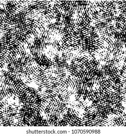 Grunge halftone black and white line texture background. Abstract stripe vector illustration Texture
