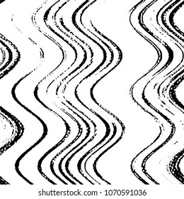 Grunge halftone black and white line texture background. Abstract stripe vector illustration Texture
