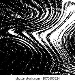 Grunge halftone black and white line texture background. Abstract stripe vector illustration Texture
