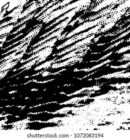 Grunge halftone black and white line texture background. Abstract stripe vector illustration Texture
