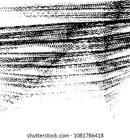 Grunge halftone black and white line texture background. Abstract stripe vector illustration Texture

