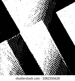 Grunge halftone black and white line texture background. Abstract stripe vector illustration Texture
