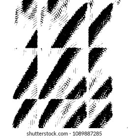 Grunge halftone black and white line texture background. Abstract stripe vector illustration Texture
