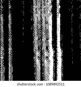 Grunge halftone black and white line texture background. Abstract stripe vector illustration Texture
