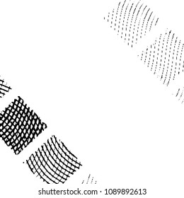 Grunge halftone black and white line texture background. Abstract stripe vector illustration Texture

