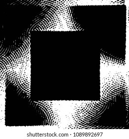 Grunge halftone black and white line texture background. Abstract stripe vector illustration Texture
