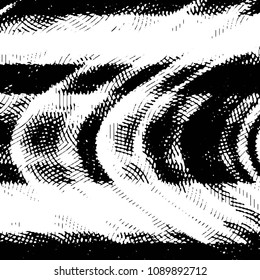 Grunge halftone black and white line texture background. Abstract stripe vector illustration Texture
