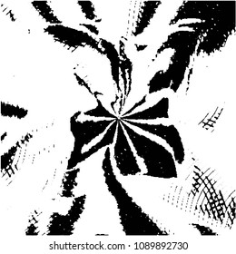 Grunge halftone black and white line texture background. Abstract stripe vector illustration Texture
