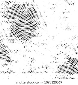 Grunge halftone black and white line texture background. Abstract stripe vector illustration Texture
