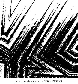 Grunge halftone black and white line texture background. Abstract stripe vector illustration Texture
