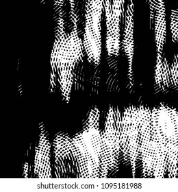 Grunge halftone black and white line texture background. Abstract stripe vector illustration Texture
