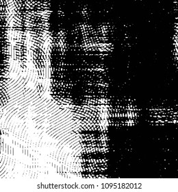 Grunge halftone black and white line texture background. Abstract stripe vector illustration Texture

