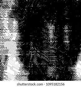 Grunge halftone black and white line texture background. Abstract stripe vector illustration Texture
