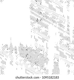 Grunge halftone black and white line texture background. Abstract stripe vector illustration Texture
