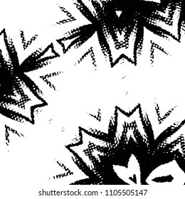 Grunge halftone black and white line texture background. Abstract stripe vector illustration Texture
