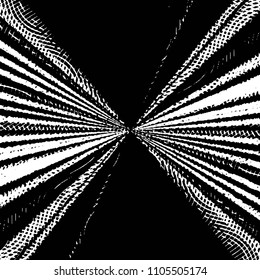 Grunge halftone black and white line texture background. Abstract stripe vector illustration Texture
