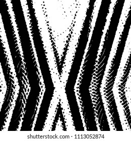 Grunge halftone black and white line texture background. Abstract stripe vector illustration Texture

