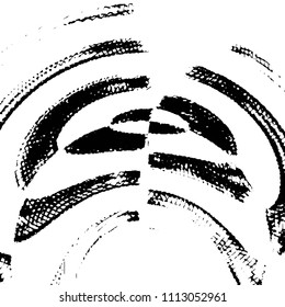 Grunge halftone black and white line texture background. Abstract stripe vector illustration Texture

