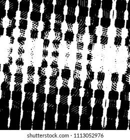 Grunge halftone black and white line texture background. Abstract stripe vector illustration Texture

