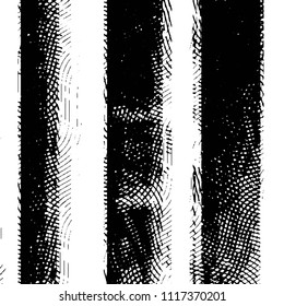 Grunge halftone black and white line texture background. Abstract stripe vector illustration Texture
