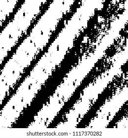 Grunge halftone black and white line texture background. Abstract stripe vector illustration Texture
