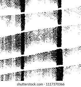 Grunge halftone black and white line texture background. Abstract stripe vector illustration Texture
