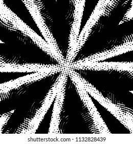 Grunge halftone black and white line texture background. Abstract stripe vector illustration Texture
