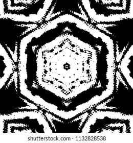 Grunge halftone black and white line texture background. Abstract stripe vector illustration Texture
