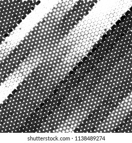 Grunge halftone black and white line texture background. Abstract stripe vector illustration Texture
