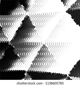 Grunge halftone black and white line texture background. Abstract stripe vector illustration Texture
