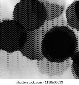 Grunge halftone black and white line texture background. Abstract stripe vector illustration Texture
