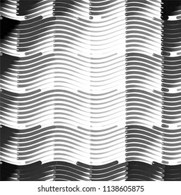Grunge halftone black and white line texture background. Abstract stripe vector illustration Texture
