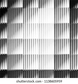 Grunge halftone black and white line texture background. Abstract stripe vector illustration Texture
