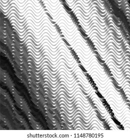 Grunge halftone black and white line texture background. Abstract spotted vector illustration Texture
