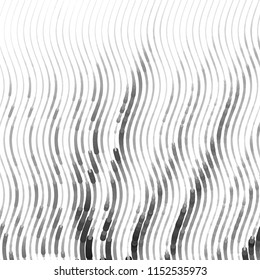 Grunge halftone black and white line texture background. Abstract spotted vector illustration Texture
