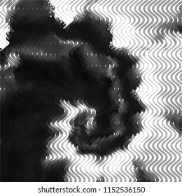 Grunge halftone black and white line texture background. Abstract spotted vector illustration Texture
