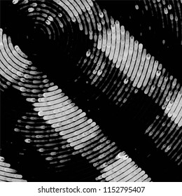 Grunge halftone black and white line texture background. Abstract spotted vector illustration Texture
