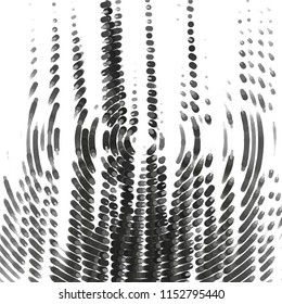 Grunge halftone black and white line texture background. Abstract spotted vector illustration Texture

