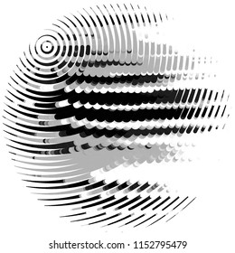 Grunge halftone black and white line texture background. Abstract spotted vector illustration Texture
