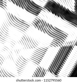 Grunge halftone black and white line texture background. Abstract spotted vector illustration Texture
