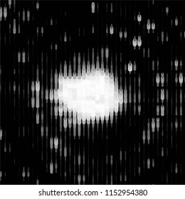Grunge halftone black and white line texture background. Abstract spotted vector illustration Texture
