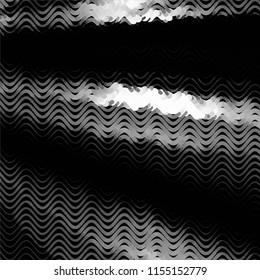 Grunge halftone black and white line texture background. Abstract spotted vector illustration Texture
