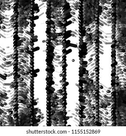 Grunge halftone black and white line texture background. Abstract spotted vector illustration Texture

