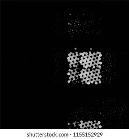 Grunge halftone black and white line texture background. Abstract spotted vector illustration Texture
