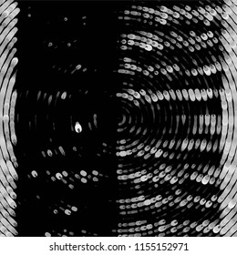 Grunge halftone black and white line texture background. Abstract spotted vector illustration Texture
