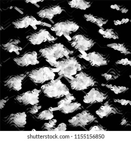 Grunge halftone black and white line texture background. Abstract spotted vector illustration Texture
