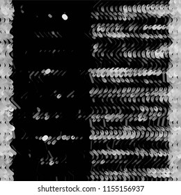Grunge halftone black and white line texture background. Abstract spotted vector illustration Texture
