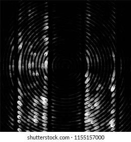 Grunge halftone black and white line texture background. Abstract spotted vector illustration Texture
